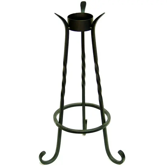 20-Inch Victorian-Style Gazing Globe With Powder-Coated Metal Stand 1
