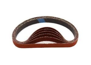 20Mm X 520Mm Aluminum Oxide (Alox) Abrasive Belt – 80 Grit 1