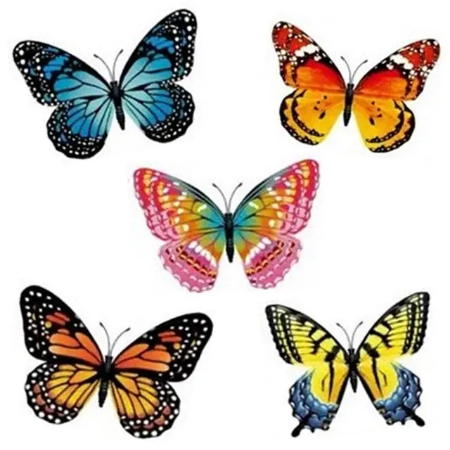 3D Glow-In-The-Dark Butterfly Refrigerator Magnet – Assorted Colors 1