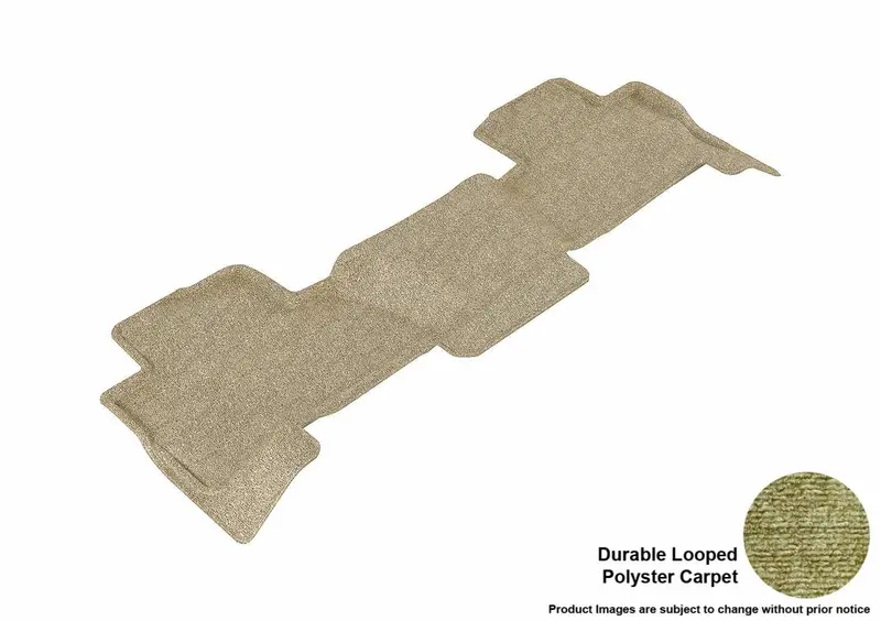 3D Maxpider Classic Tan Floor Mat – Single-Piece Second-Row Liner For Select Vehicles 1