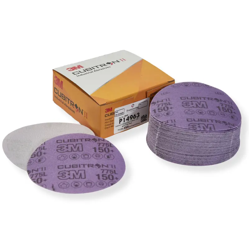 3M Cubitron Ii Hookit Abrasive Disc 775L - Plain Backing 1