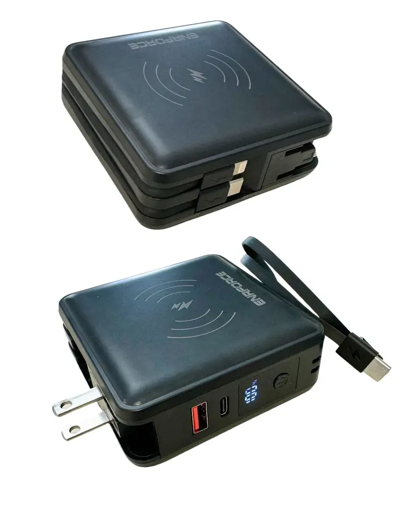 4-In-1 Wireless Power Bank With Fast Charging Ports 1