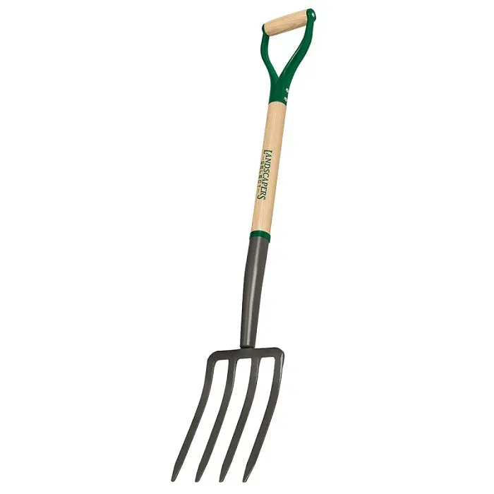4-Tine Spading Fork For Garden Tilling – Landscapers Select 1