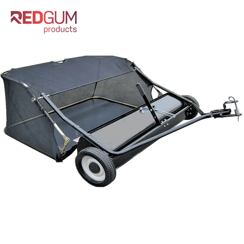 48-Inch Tow-Behind Ride-On Lawn Sweeper 1