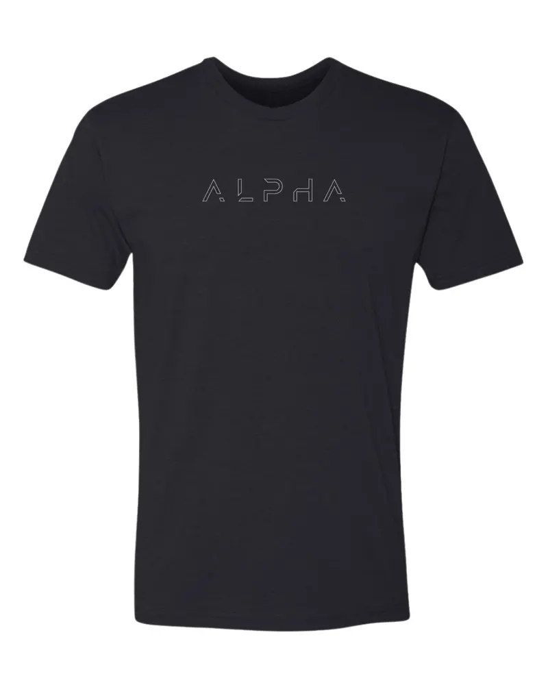 Alpha Collection Black Premium T-Shirt 1