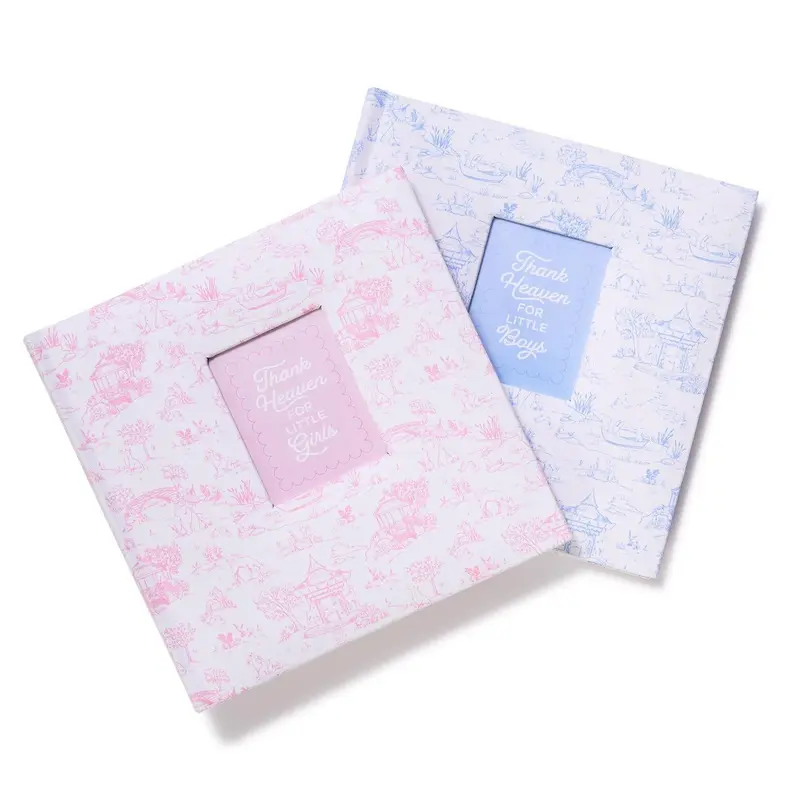 Animal Toile Fabric Photo Album Cover 1