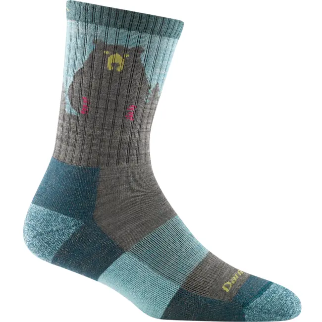 Aqua Bear Town Micro Crew Hiking Socks For Women 1