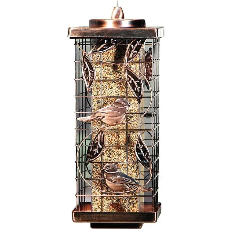 Audubon Caged Tube Feeder With Squirrel-Deterrent Design (Na35329) 1