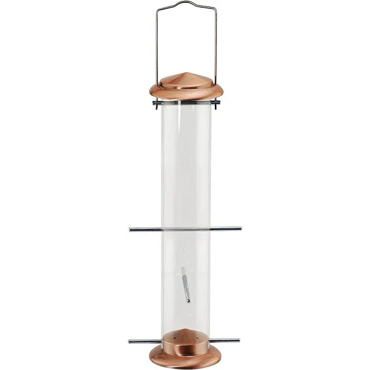 Audubon Copper-Plated Thistle/Nyjer Seed Tube Feeder (Model 23912) 1