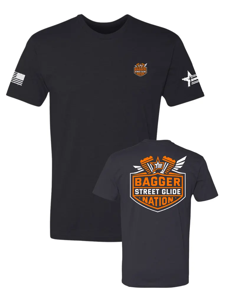 Bagger Nation Motorcycle-Themed T-Shirt 1