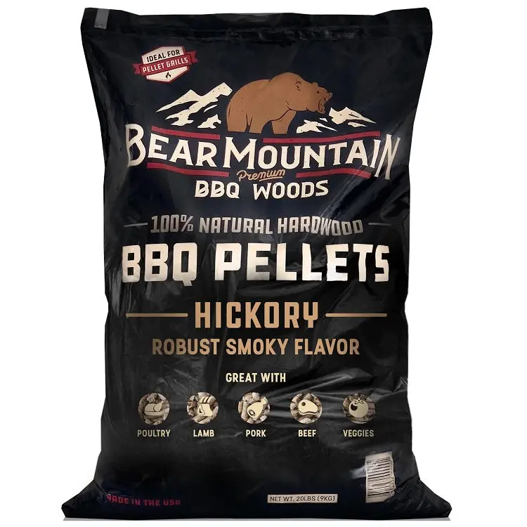 Bear Mountain Hickory Bbq Wood Pellets – 20 Lb Bag 1