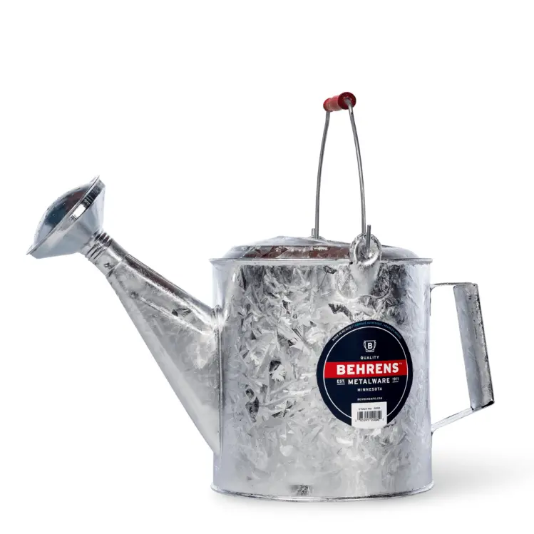 Behrens Galvanized Steel Watering Can – 1.5 Gallon Capacity 1