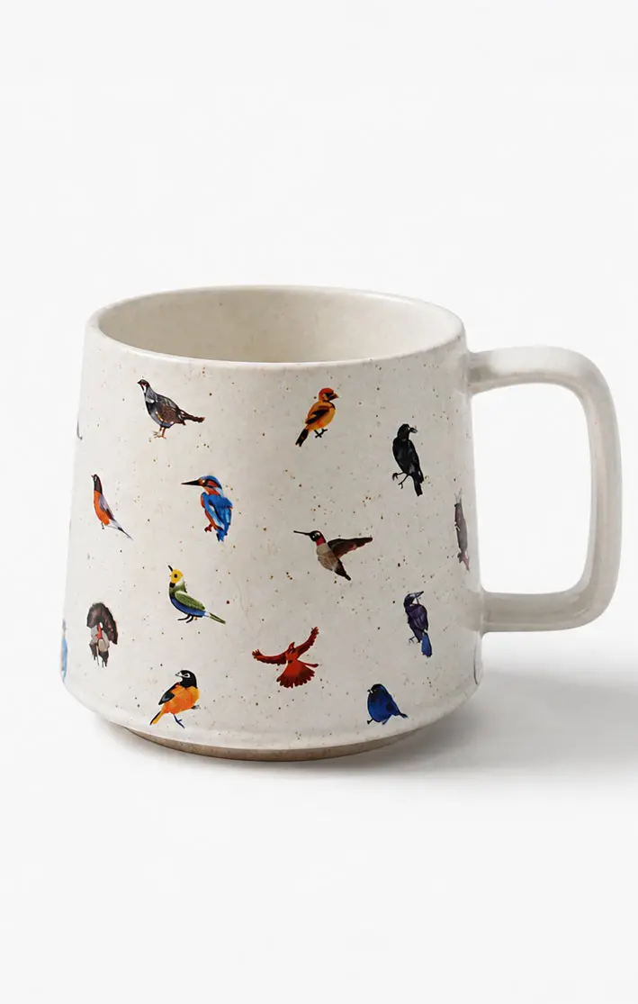 Birdwatcher'S Nature Symphony Ceramic Mug 1