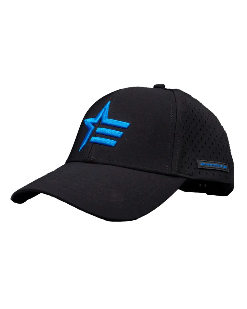 Black And Navy Rogue Snapback Hat 1