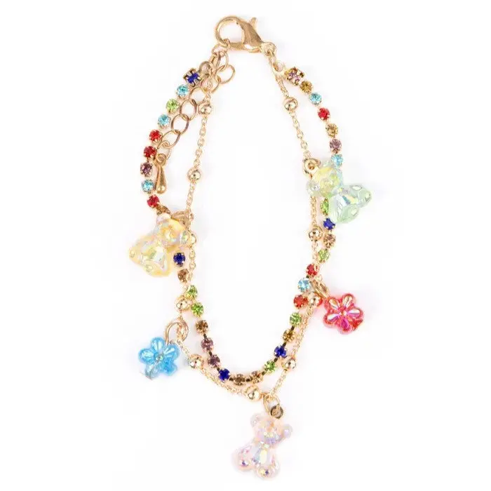 Boutique Chic Gummy Glam Bracelet – Playful Resin Bead Wrist Accessory 1