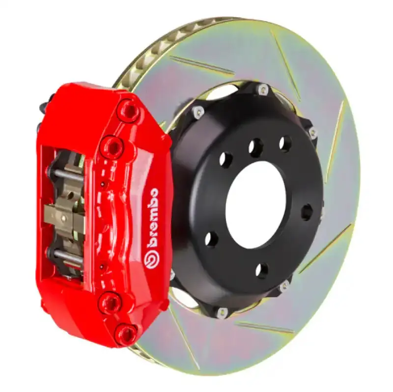 Brembo Gt Big Brake Kit – Front Slotted Two-Piece Rotors (328X28Mm) & 4-Piston Calipers For 2003–2007 Accord / 2004–2008 Tsx 1