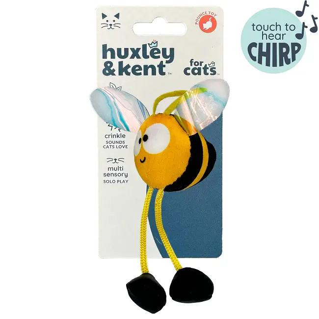 Bumble Bee Chirpy Cat Toy – Motion-Activated Buzzing & Flitting Toy 1