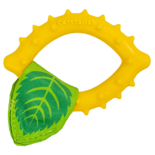 Catstages Lemon Teether – Chew-Resistant Yellow Cat Toy For Dental Health 1