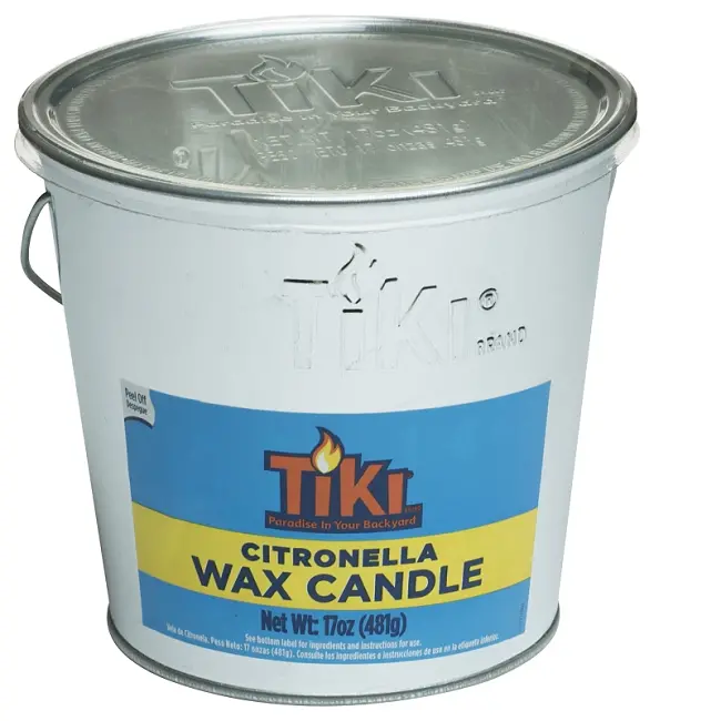 Citronella Candle In Rustic Bucket – 17 Oz Outdoor Repellent 1