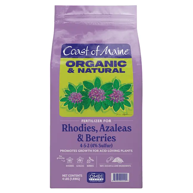 Coast Of Maine Acid-Loving Plant Food For Rhododendrons, Azaleas, And Berry Bushes 1