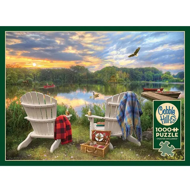 Cobble Hill Lakeshore 1000-Piece Jigsaw Puzzle 1