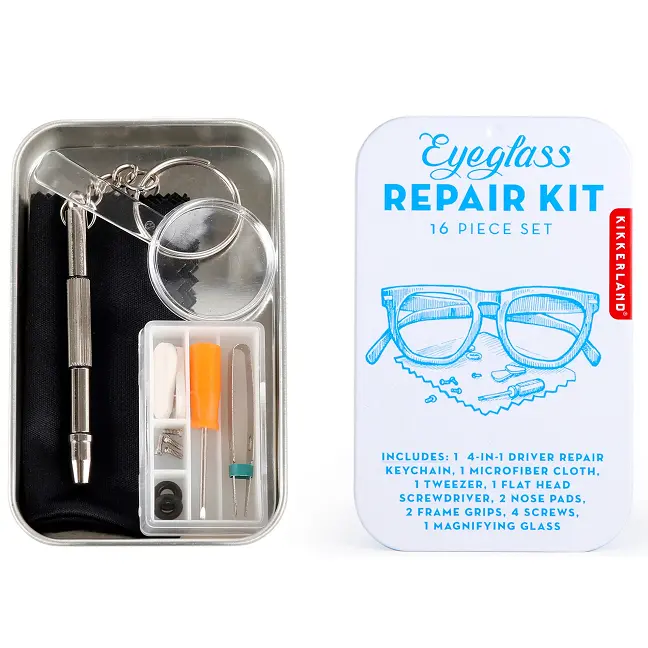 Compact Eyeglass Repair Kit In Tin Case 1