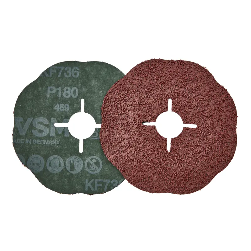 Compact Grain Scalloped Edge Abrasive Disc – 180 Grit 1