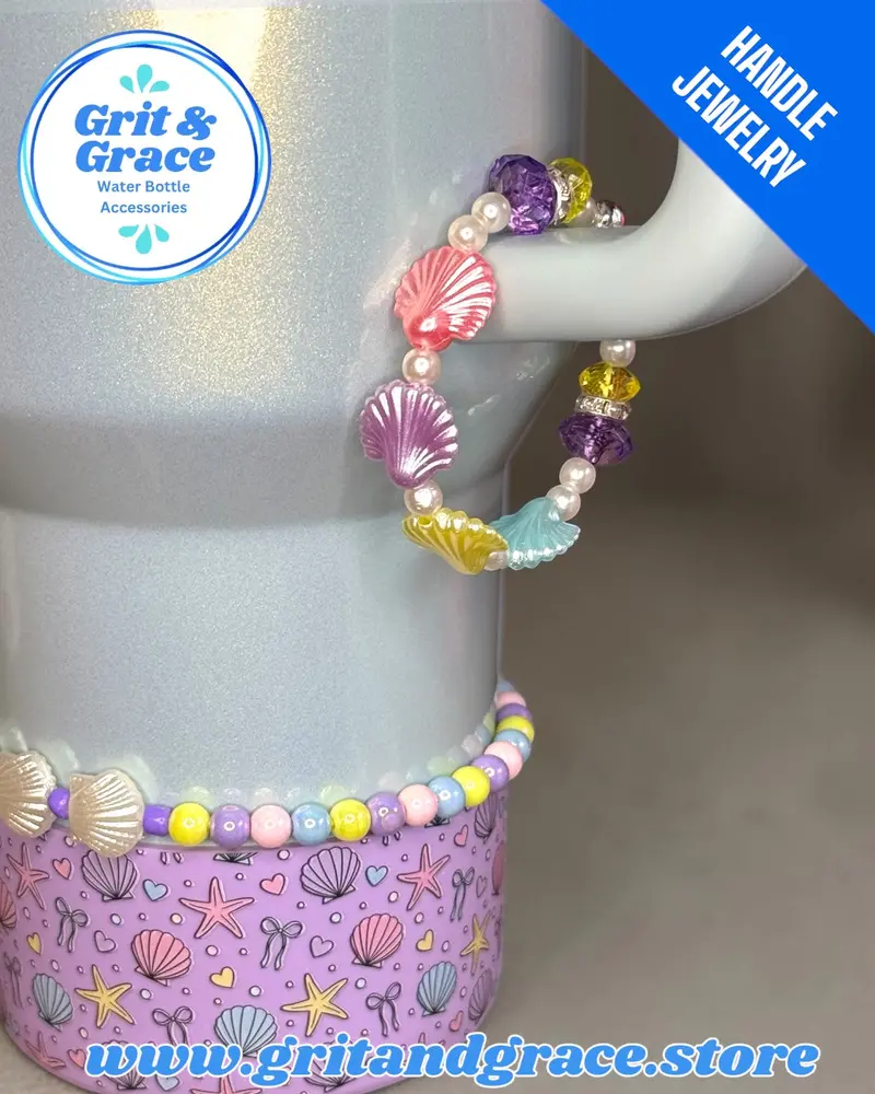 Coquette Shells Tumbler Handle Jewelry 1