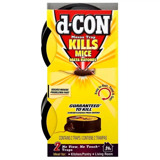 D-Con No View, No Touch Disposable Mouse Trap – 2-Pack 1