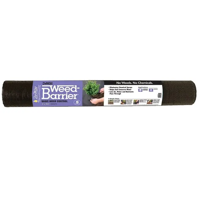 Dewitt Dark Gray Landscape Fabric – 3 Ft X 50 Ft Weed Barrier, Heavy-Duty Grade 1