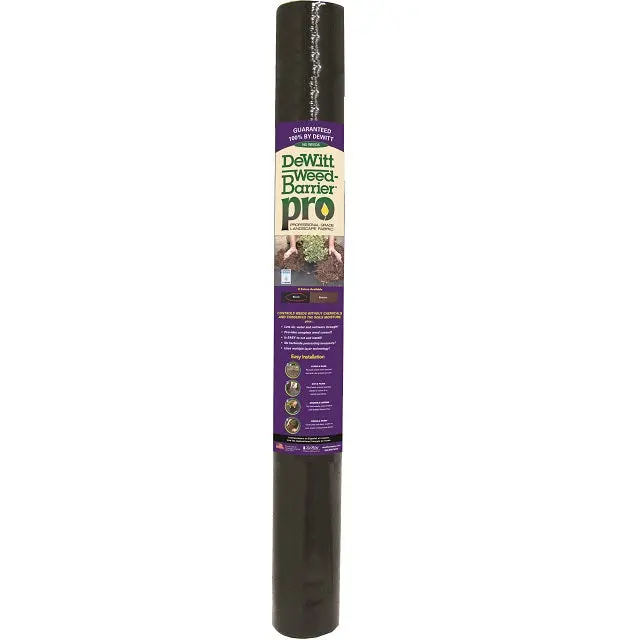 Dewitt Weed Barrier Pro – Premium 3 Ft X 50 Ft Black Landscape Fabric (Professional Grade) 1