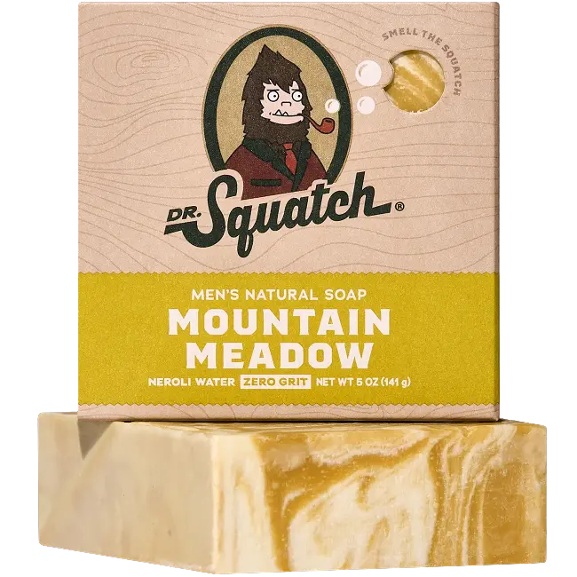 Dr. Squatch Mountain Meadow Bar Soap – 5 Oz, All-Natural Formula 1