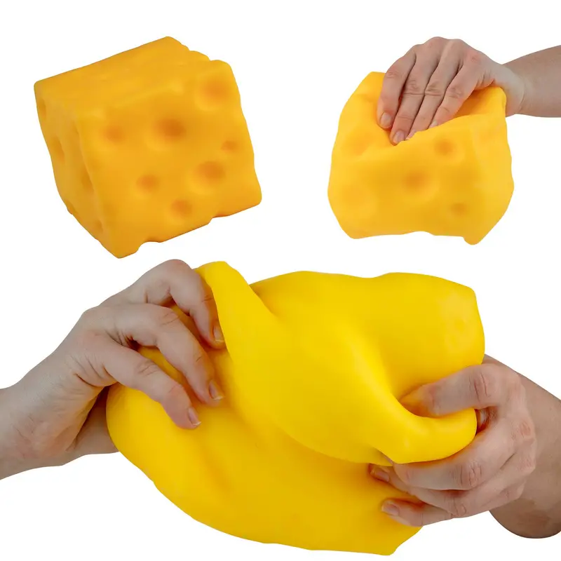 Easy Sqweezy Super Cheese Sensory Squeeze Toy 1