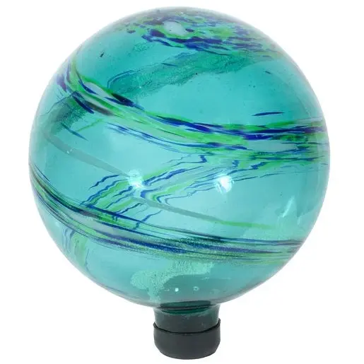 Echo Valley 10-Inch Ocean Mist Illuminarie Gazing Globe – Led-Lit Garden Sphere 1
