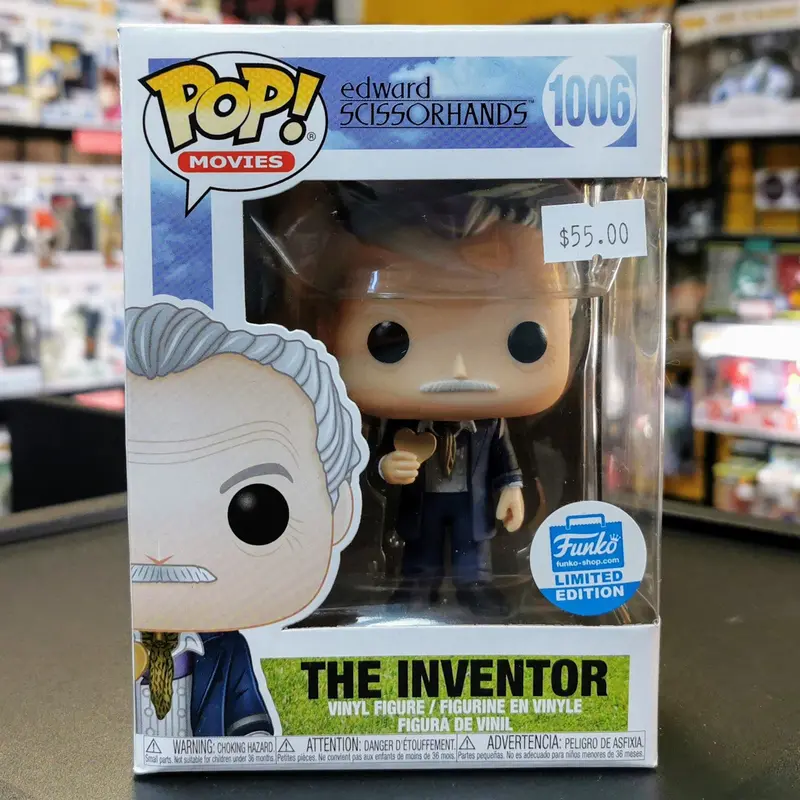 Edward Scissorhands The Inventor Vinyl Collectible Figure By Funko Pop! (Exclusive Edition) 1