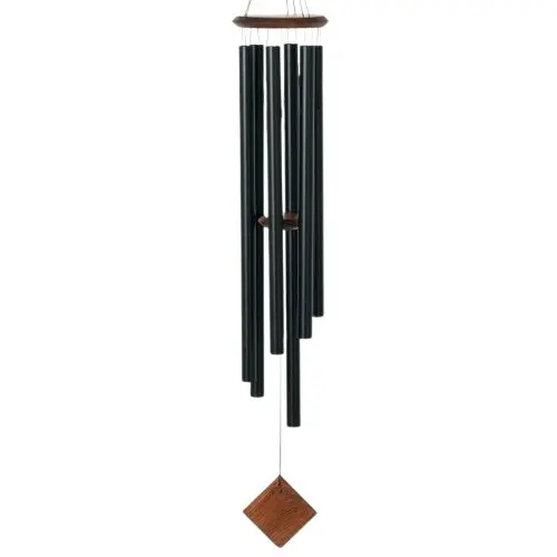 Encore Chimes Of Neptune Wind Chime – Black & Teak Finish 1