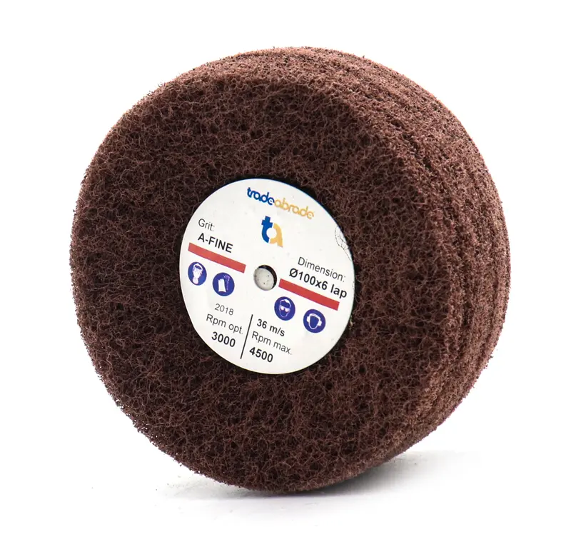 Fine-Grit Lap Mop – 100Mm Diameter, 6-Lap Configuration 1