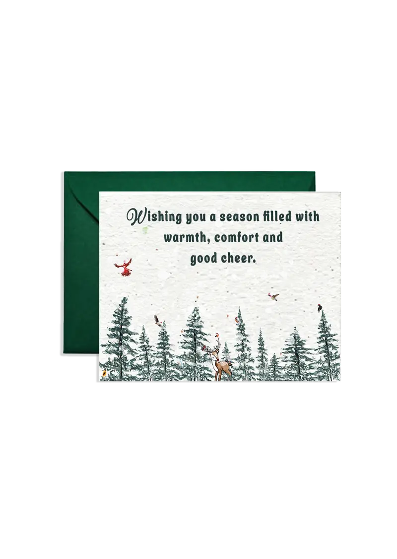 Forest Fables Wildflower Seed Paper Greeting Card 1