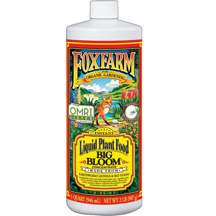 Foxfarm Big Bloom Liquid Fertilizer – Organic Bloom Stimulator With Mycorrhizae 1