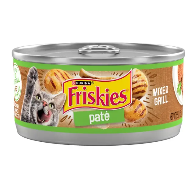Friskies Pate Wet Cat Food: Ocean Mixed Grill Variety, 5.5 Oz 1