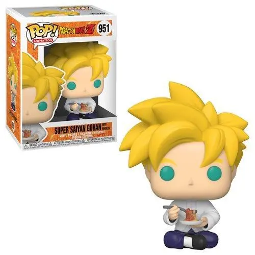 Funko Pop! Dragon Ball Z Super Saiyan Gohan With Noodles Vinyl 1