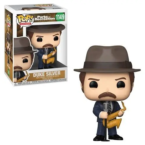 Funko Pop! Parks And Rec Duke Silver Vinyl Collectible 1