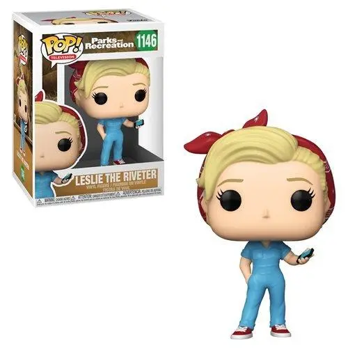 Funko Pop! Parks And Recreation Leslie Knope The Riveter Vinyl Figure 1
