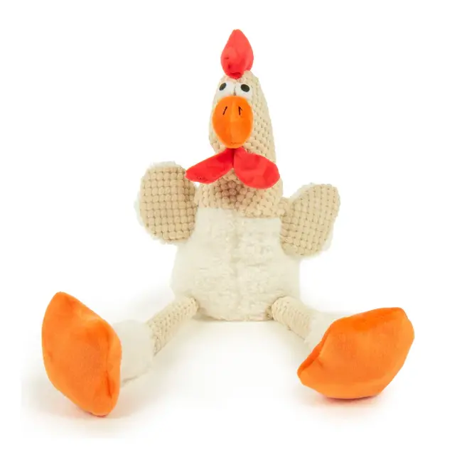 Godog Skinny Rooster Plush Toy – Soft Chew-Resistant Dog Playmate 1