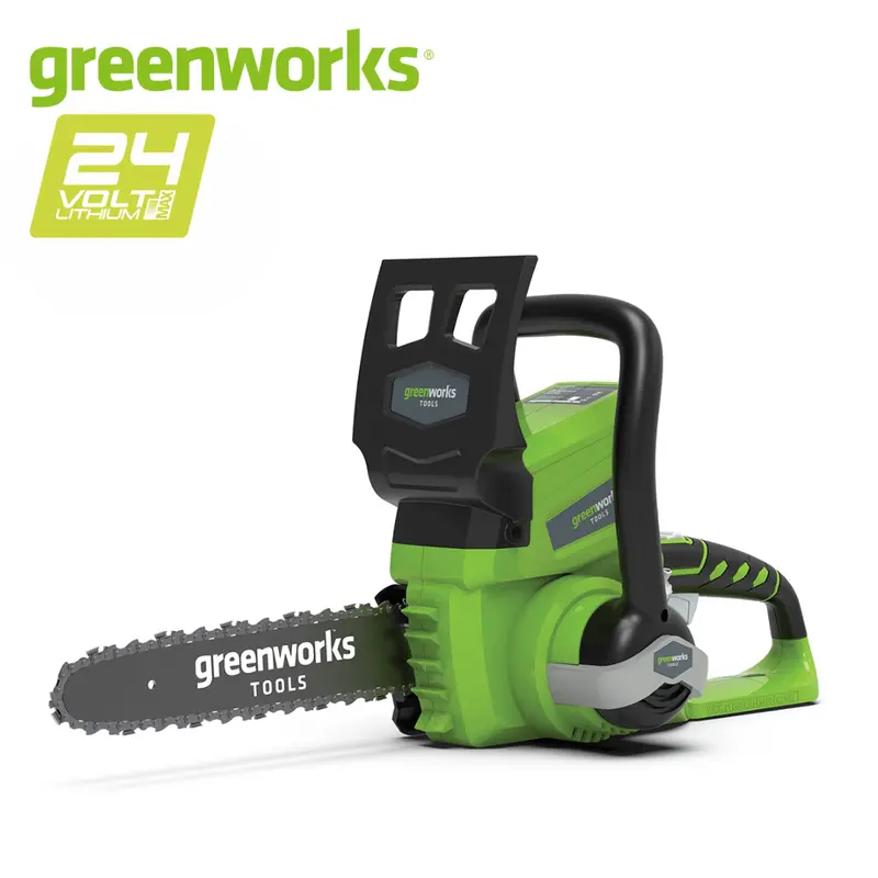 Greenworks 24V Cordless Chainsaw – 25 Cm (10 In) Bar Length 1