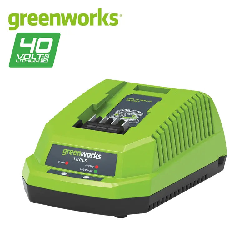Greenworks 40V Universal Battery Charger – Fast Charging 1