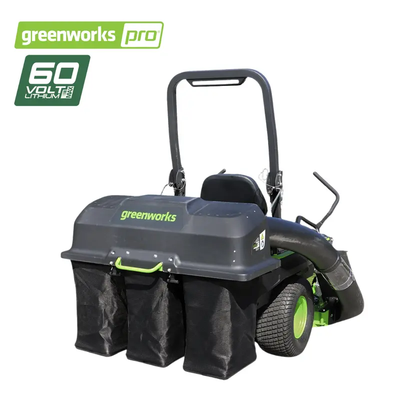 Greenworks 60V Maximusz 54-Inch Grass Catcher Attachment 1