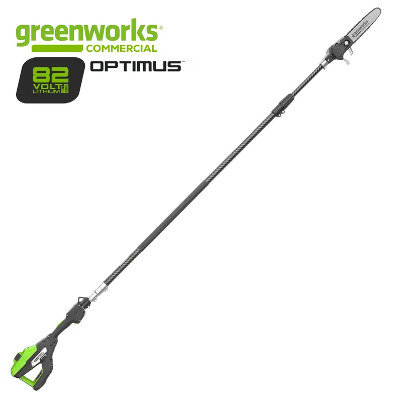 Greenworks 82V Optimus 10-Foot Extendable Pole Saw (Ops300T, Bare Tool) 1