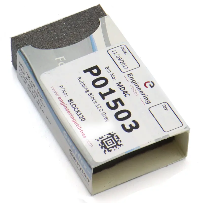 Grey Rubbing Block, 120 Grit 1