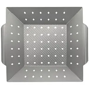 Grill Zone Non-Stick Grill Wok – Flat-Bottom Bbq Cooking Pan 1